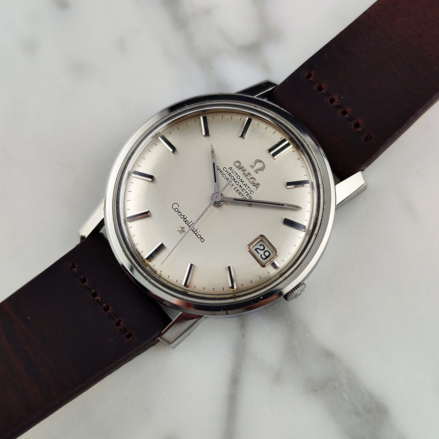 OMEGA Constellation Chronometer Steel Date 1967 Serviced 04/2026 [REF. 168.010]