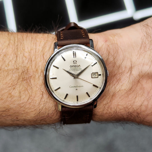 Omega Constellation Chronometer Steel Silver Dial 1966 Serviced 10/2026 – Am Handgelenk getragen