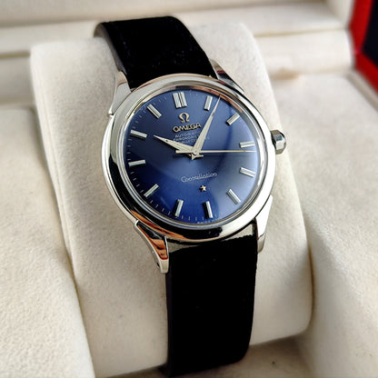 OMEGA Constellation Chronometer Super Rare Blue Dial 1958 with Box [REF. 2887]