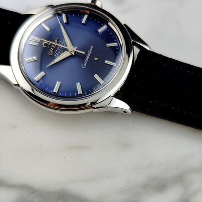 OMEGA Constellation Chronometer Super Rare Blue Dial 1958 with Box [REF. 2887]