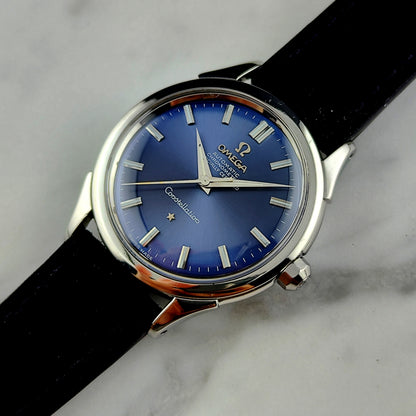 OMEGA Constellation Chronometer Super Rare Blue Dial 1958 with Box [REF. 2887]
