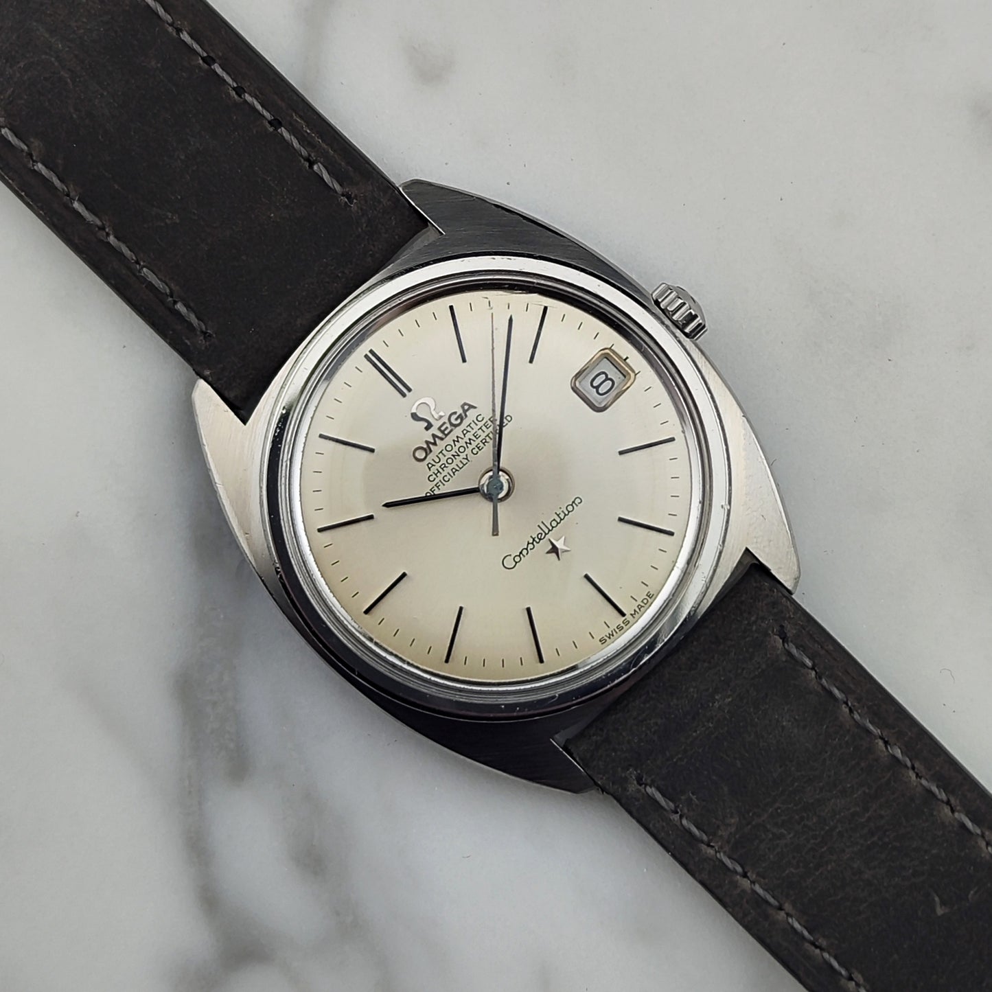 OMEGA Constellation Chronometer White Dial Date [REF. 168.017]