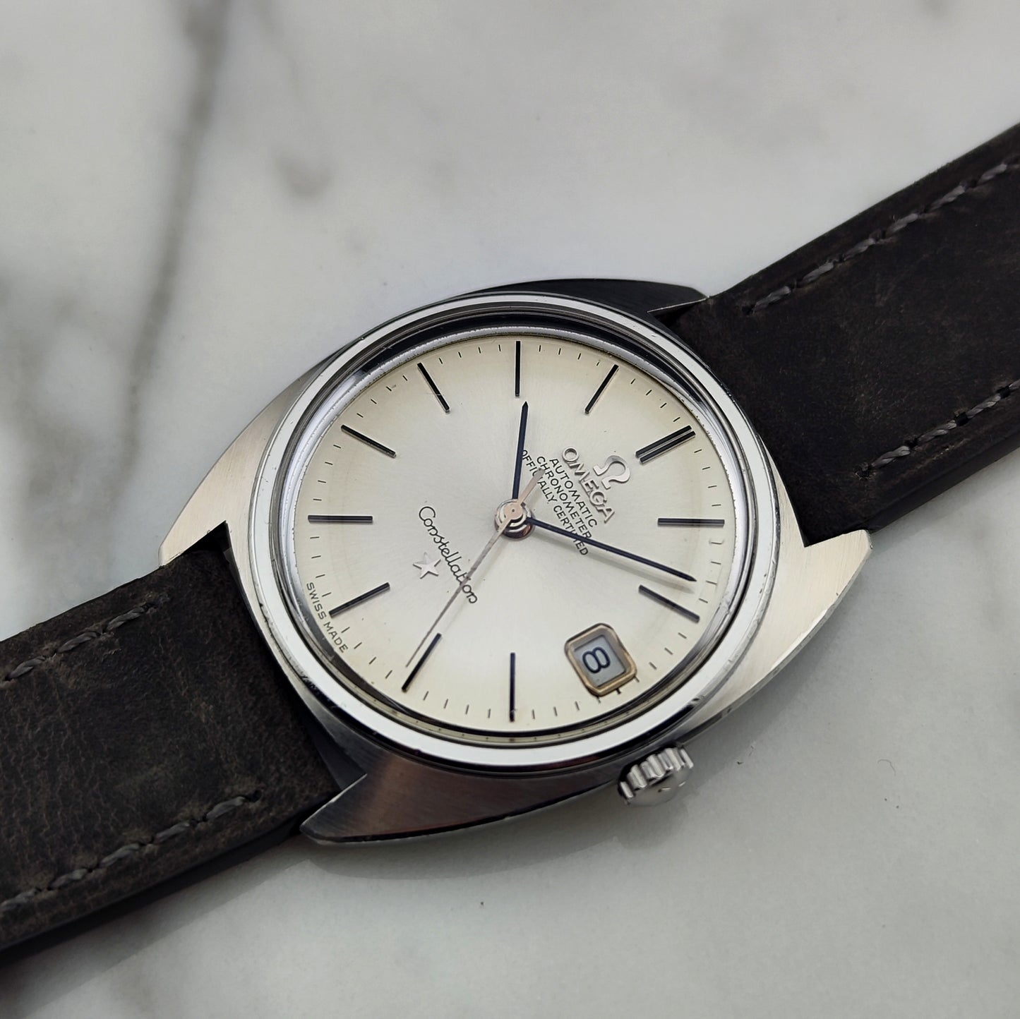 OMEGA Constellation Chronometer White Dial Date [REF. 168.017]