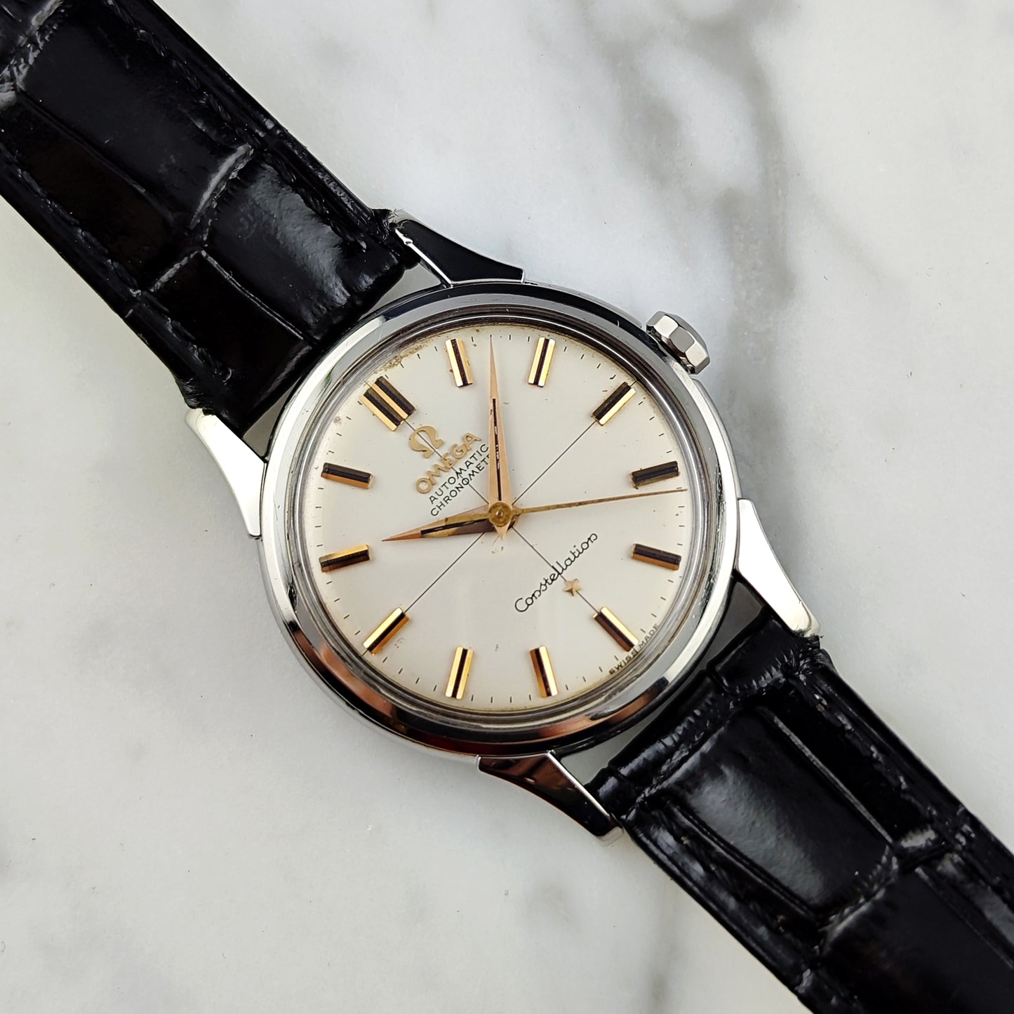 OMEGA Constellation Chronometer White Gold with Box [REF. 14381]