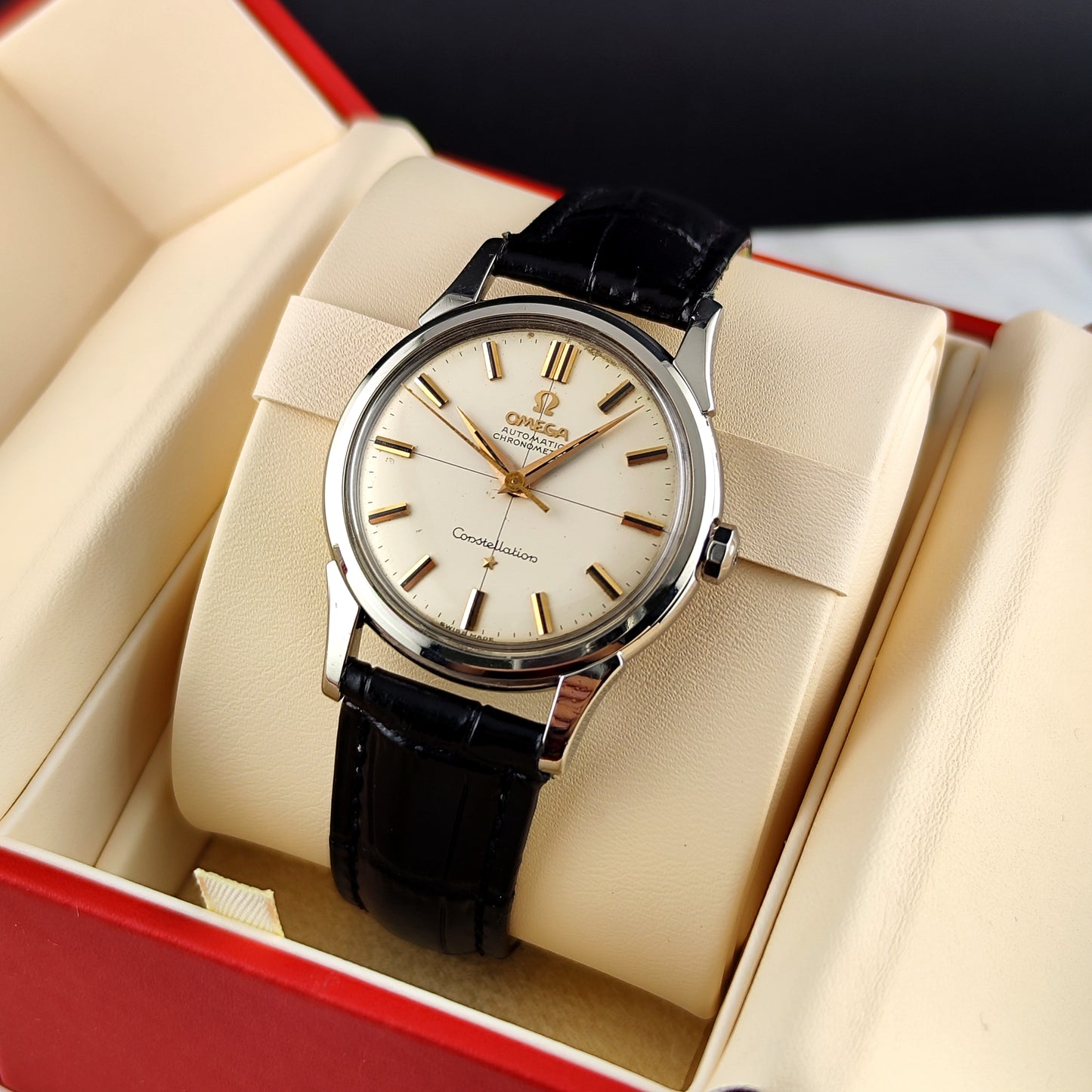 OMEGA Constellation Chronometer White Gold with Box [REF. 14381]