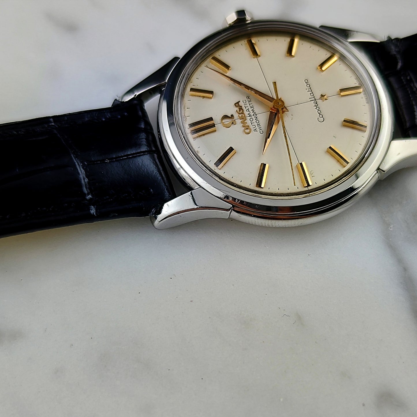 OMEGA Constellation Chronometer White Gold with Box [REF. 14381]