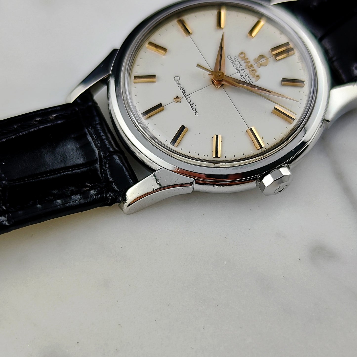 OMEGA Constellation Chronometer White Gold with Box [REF. 14381]