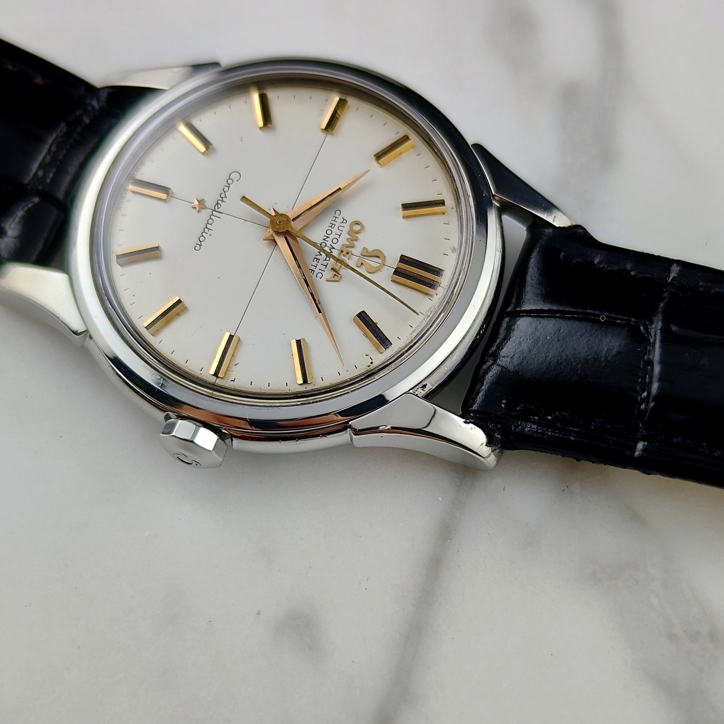OMEGA Constellation Chronometer White Gold with Box [REF. 14381]