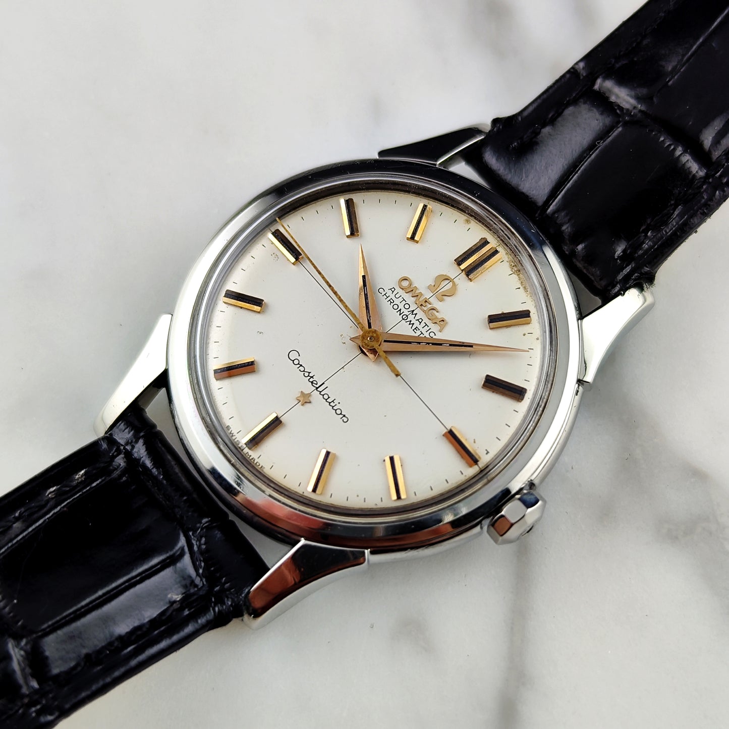 OMEGA Constellation Chronometer White Gold with Box [REF. 14381]
