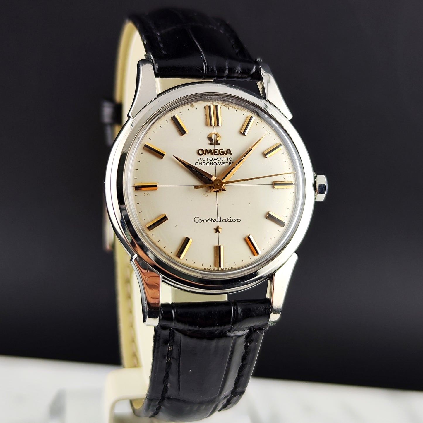 OMEGA Constellation Chronometer White Gold with Box [REF. 14381]