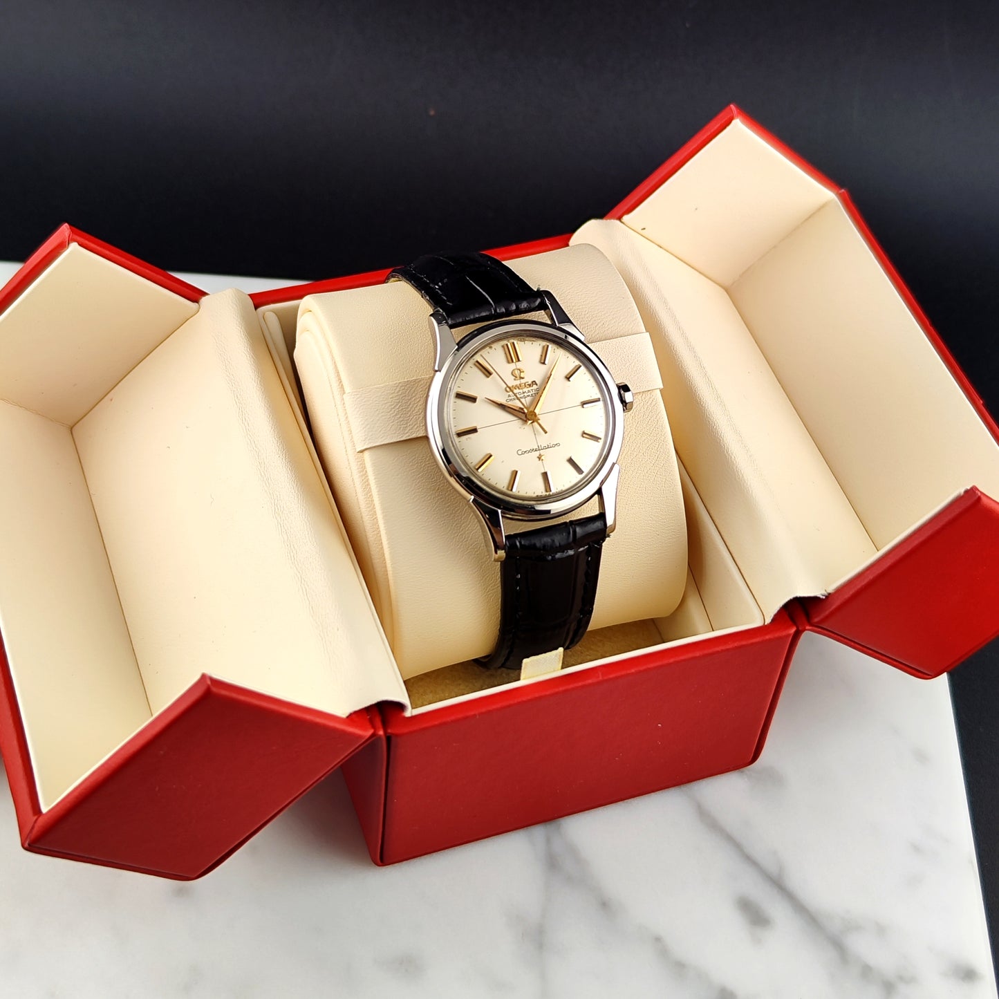 OMEGA Constellation Chronometer White Gold with Box [REF. 14381]