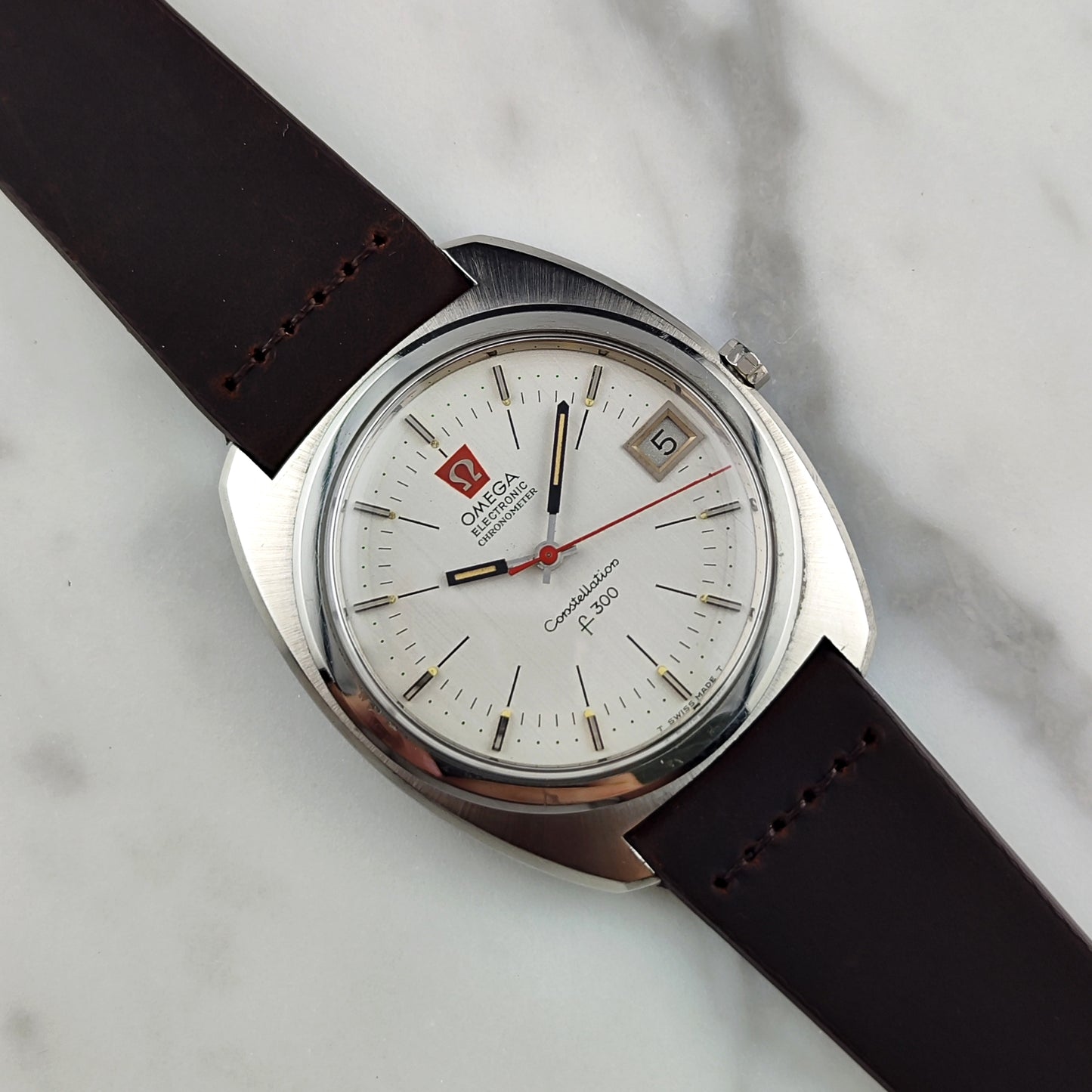 Omega Constellation f300 Silver Dial Electronic [REF. 198.002]