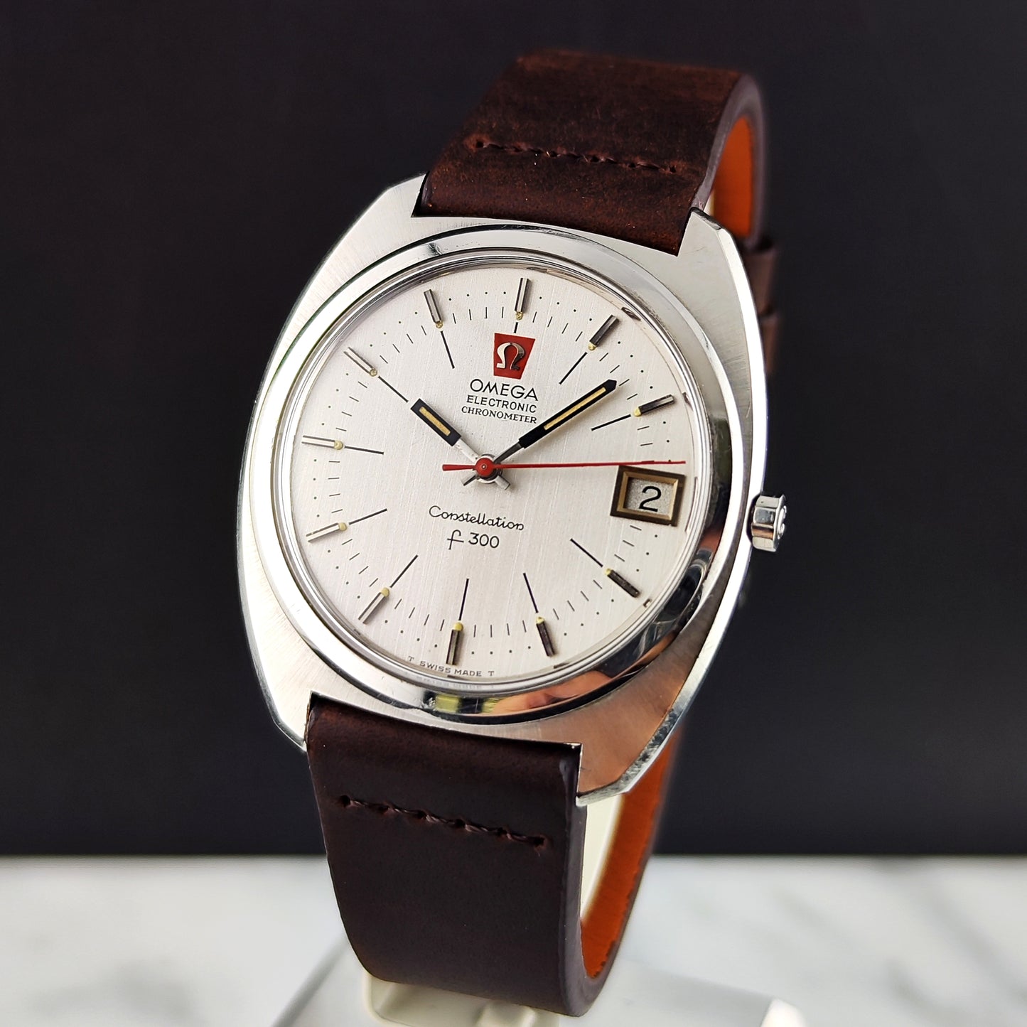 Omega Constellation f300 Silver Dial Electronic [REF. 198.002]