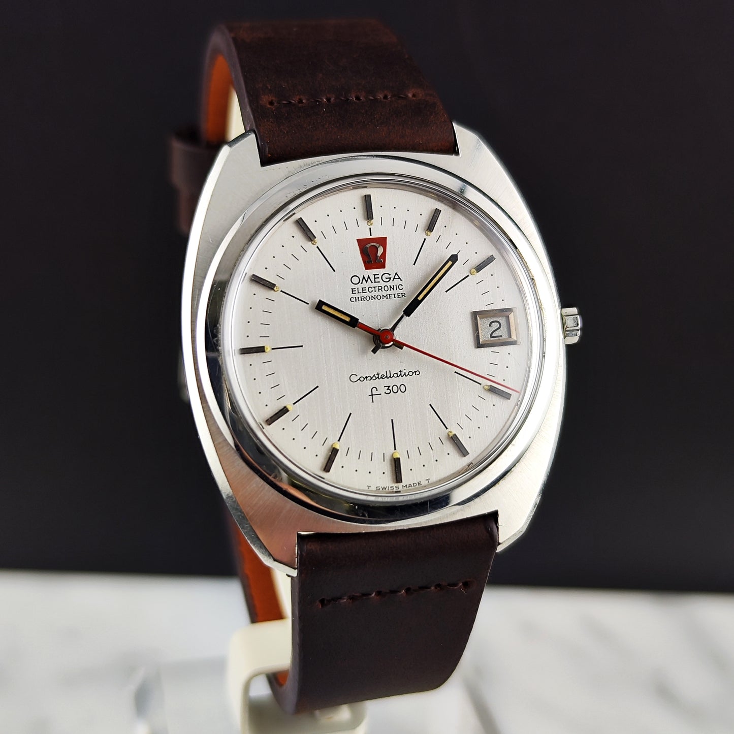Omega Constellation f300 Silver Dial Electronic [REF. 198.002]