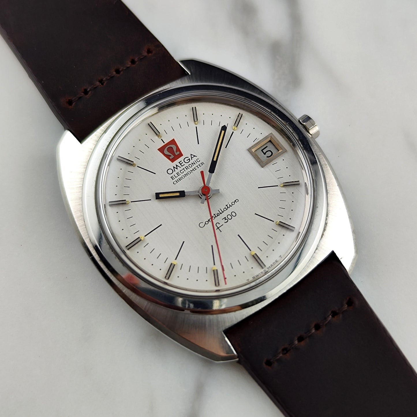 Omega Constellation f300 Silver Dial Electronic [REF. 198.002]