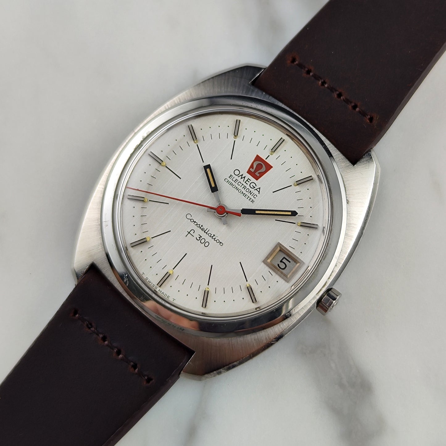 Omega Constellation f300 Silver Dial Electronic [REF. 198.002]