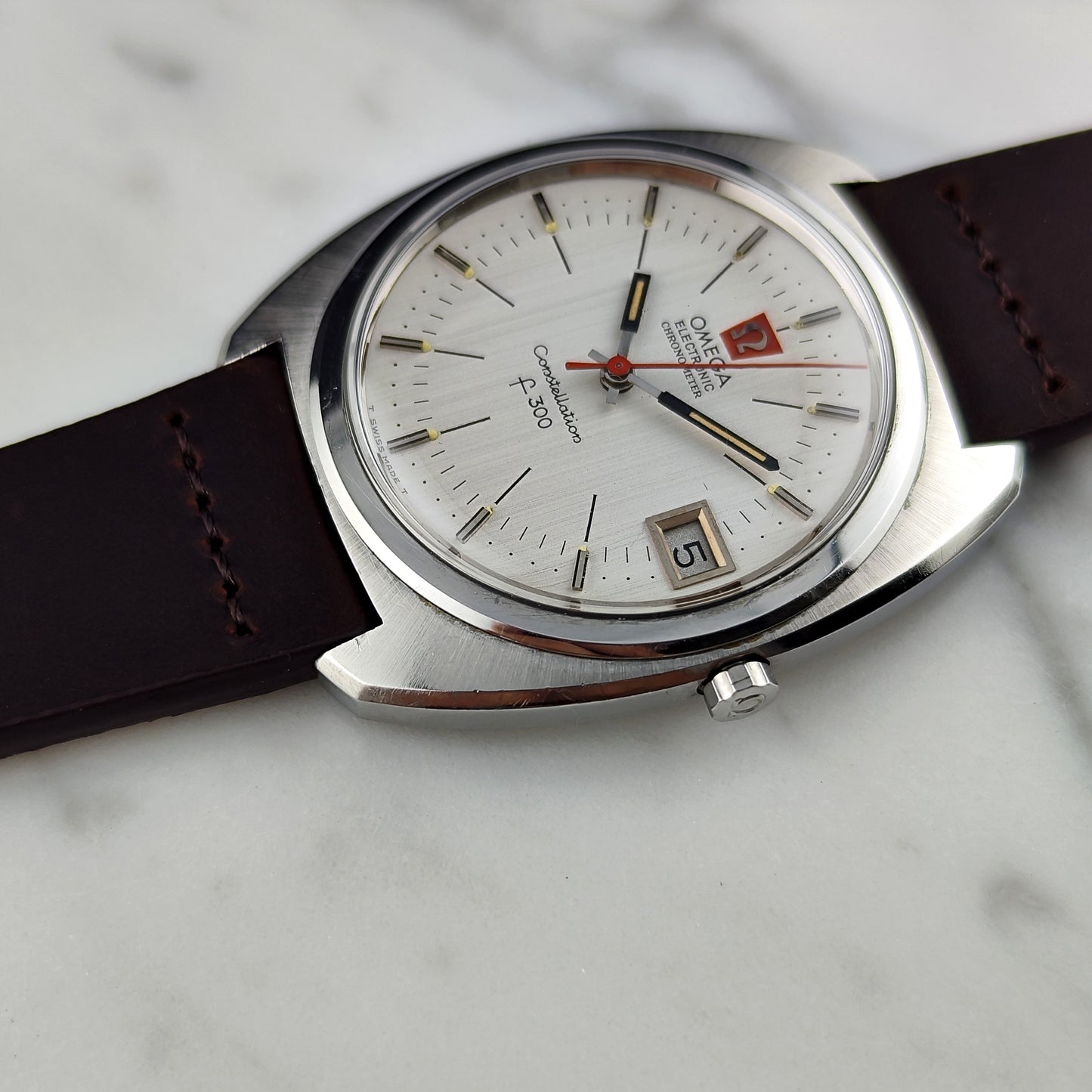 Omega Constellation f300 Silver Dial Electronic [REF. 198.002]