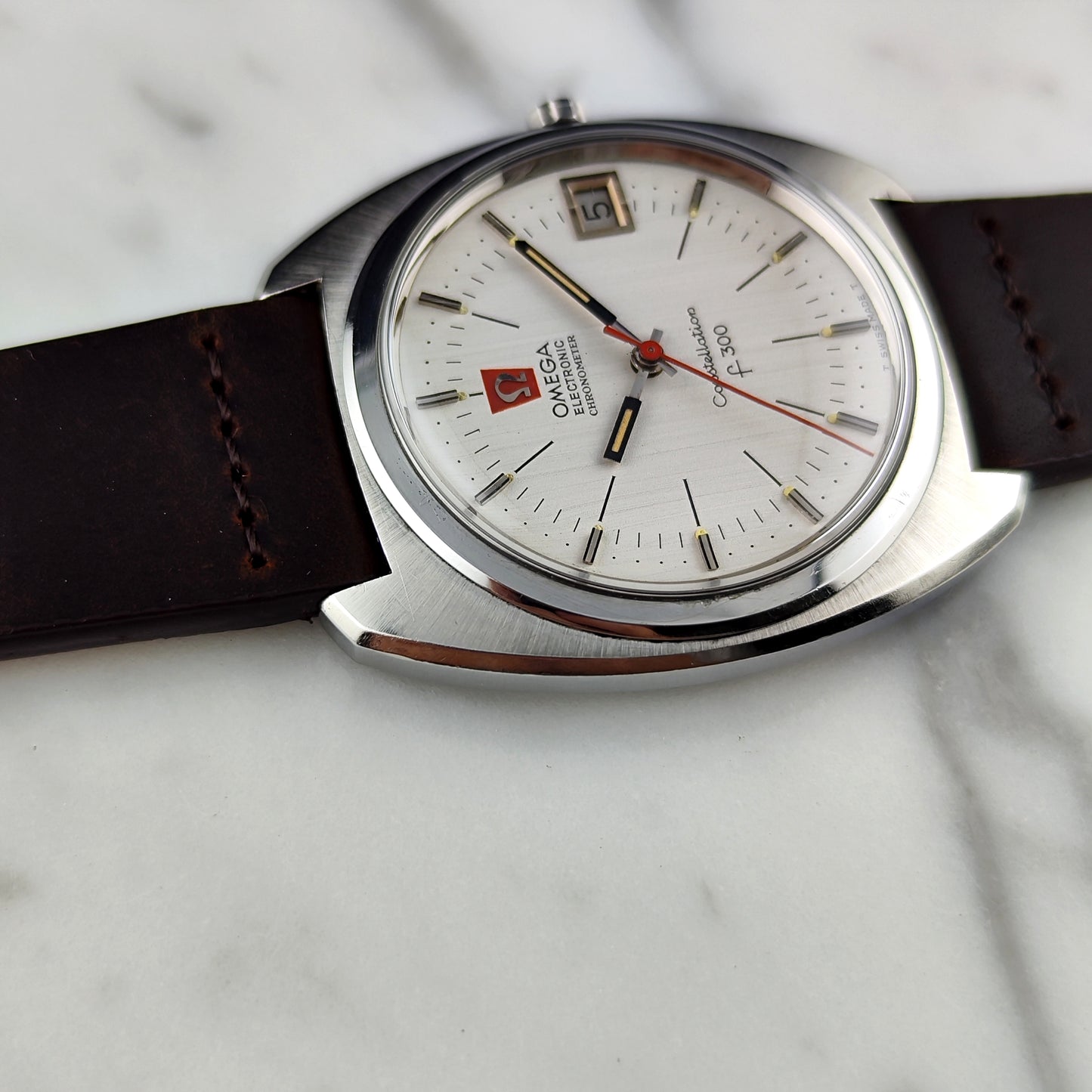 Omega Constellation f300 Silver Dial Electronic [REF. 198.002]