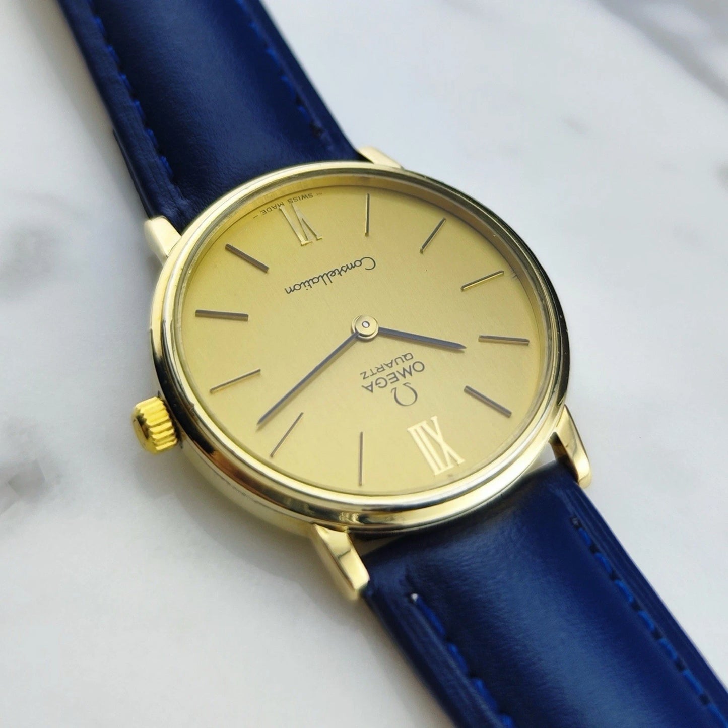 OMEGA Constellation Roman Dial Gold Quartz [REF. 191.032]