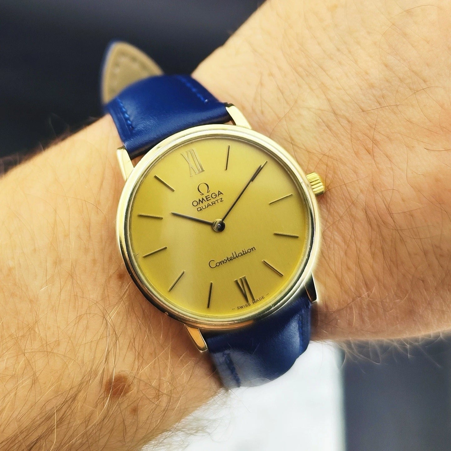 OMEGA Constellation Roman Dial Gold Quartz [REF. 191.032]