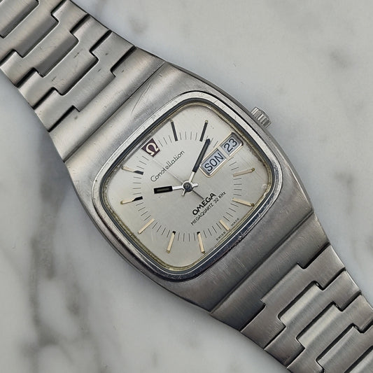 OMEGA Constellation Megaquartz 32 KHz German Day-Date [REF. 196.0016]