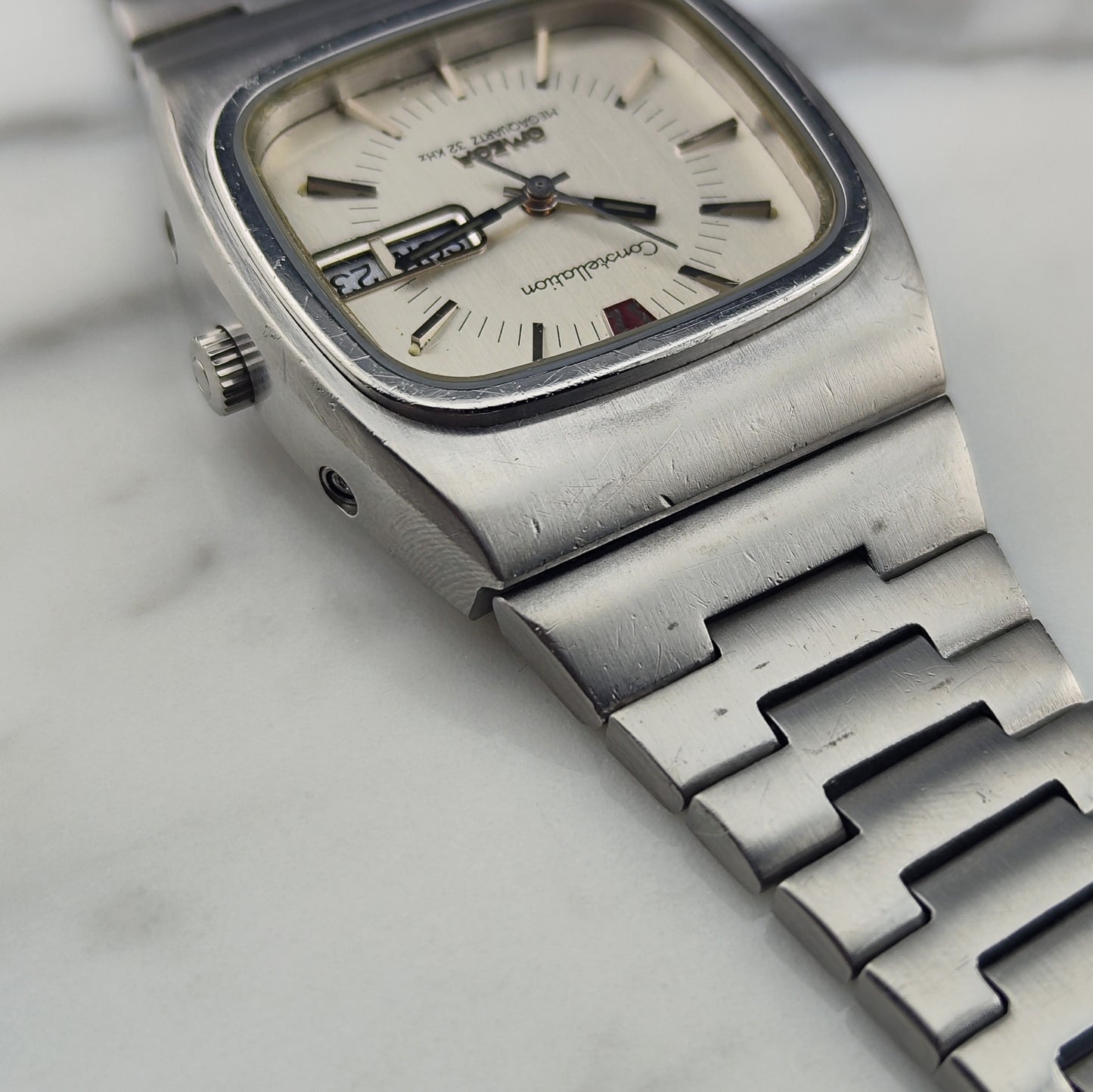 OMEGA Constellation Megaquartz 32 KHz German Day-Date [REF. 196.0016]