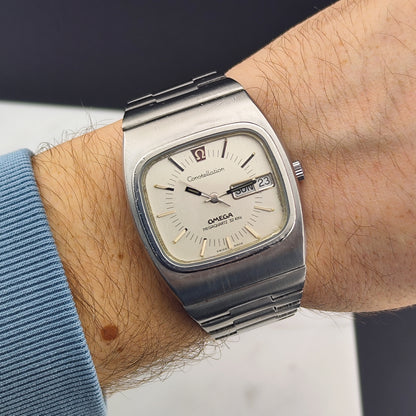 OMEGA Constellation Megaquartz 32 KHz German Day-Date [REF. 196.0016]