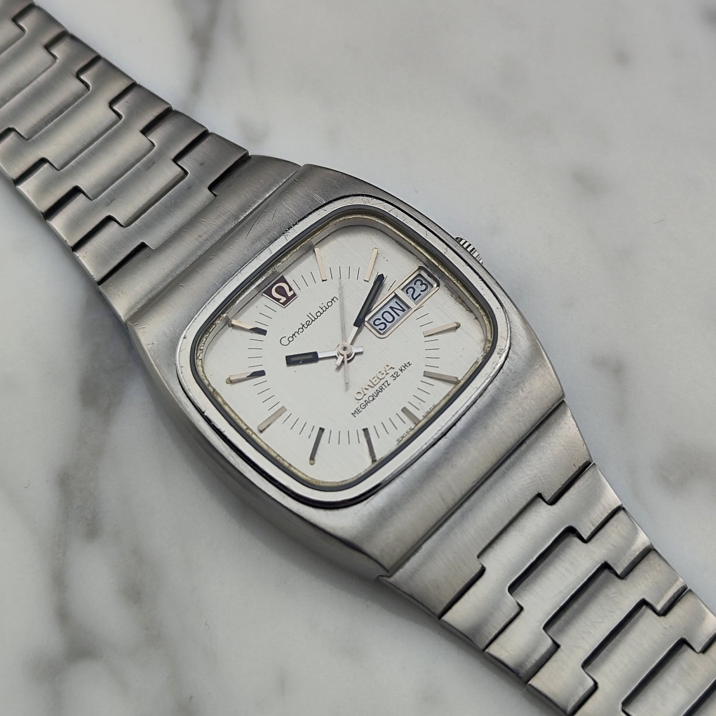 OMEGA Constellation Megaquartz 32 KHz German Day-Date [REF. 196.0016]