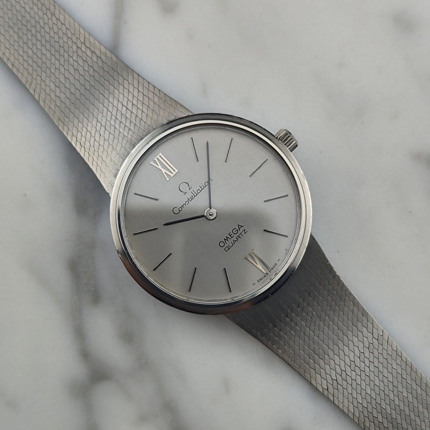 OMEGA Constellation Quartz Silver Rare 1975 [REF. 191.0010]