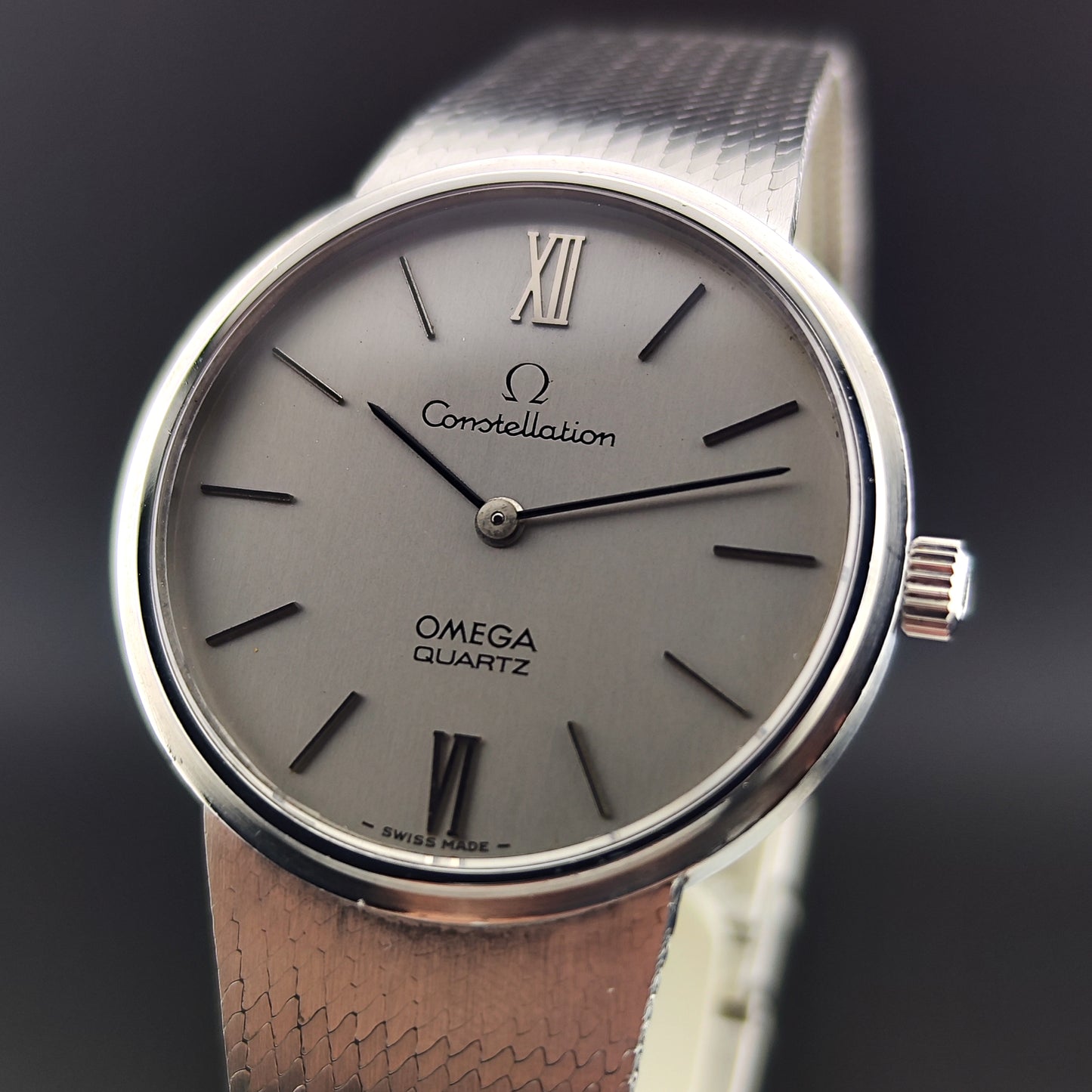 OMEGA Constellation Quartz Silver Rare 1975 [REF. 191.0010]