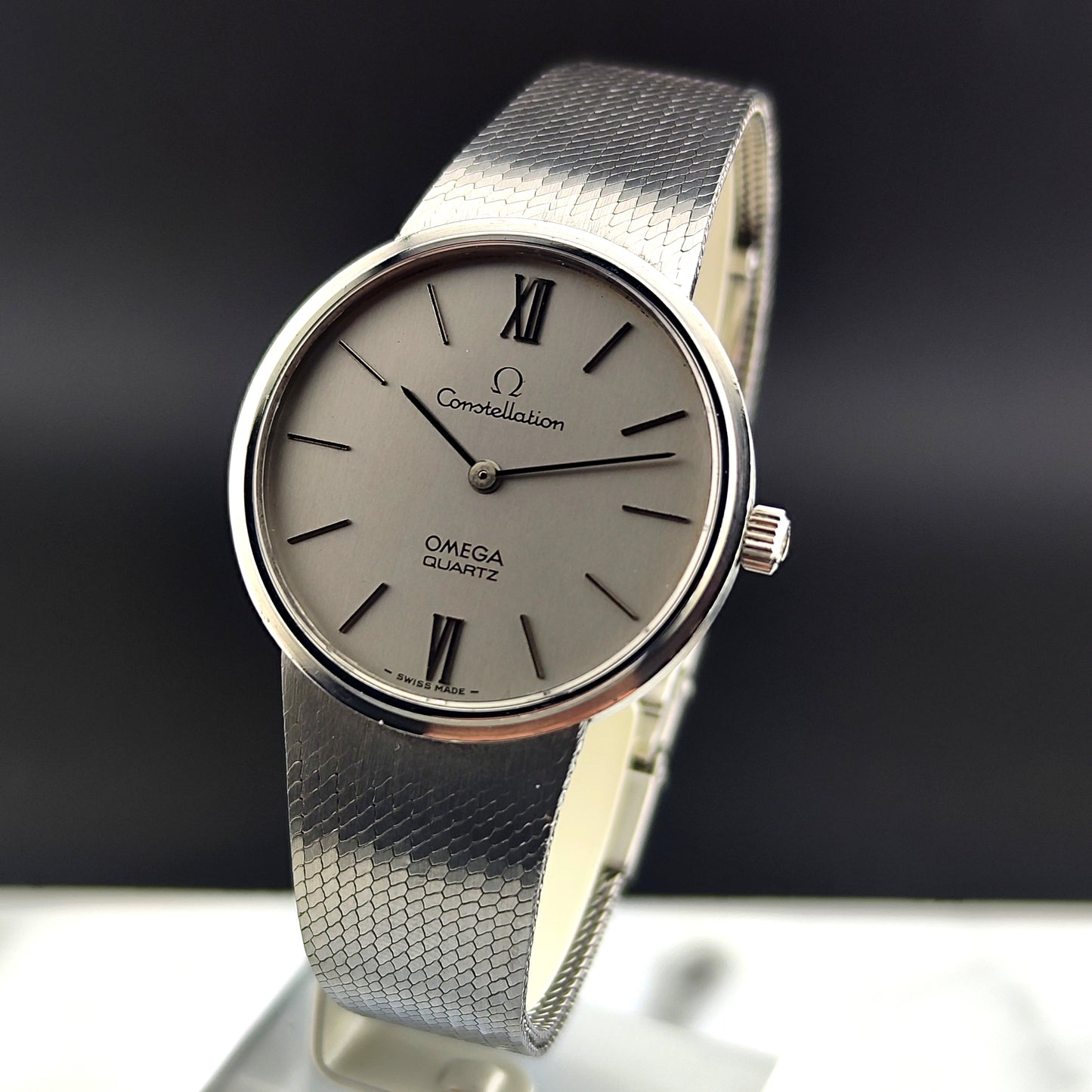 OMEGA Constellation Quartz Silver Rare 1975 [REF. 191.0010]