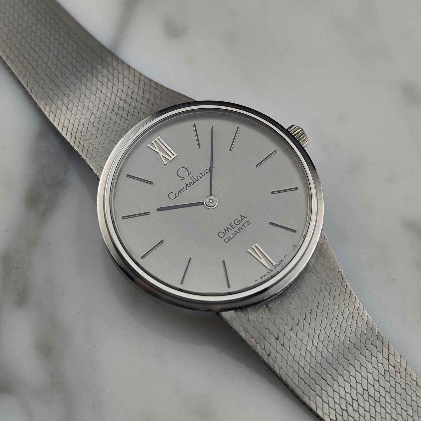 OMEGA Constellation Quartz Silver Rare 1975 [REF. 191.0010]