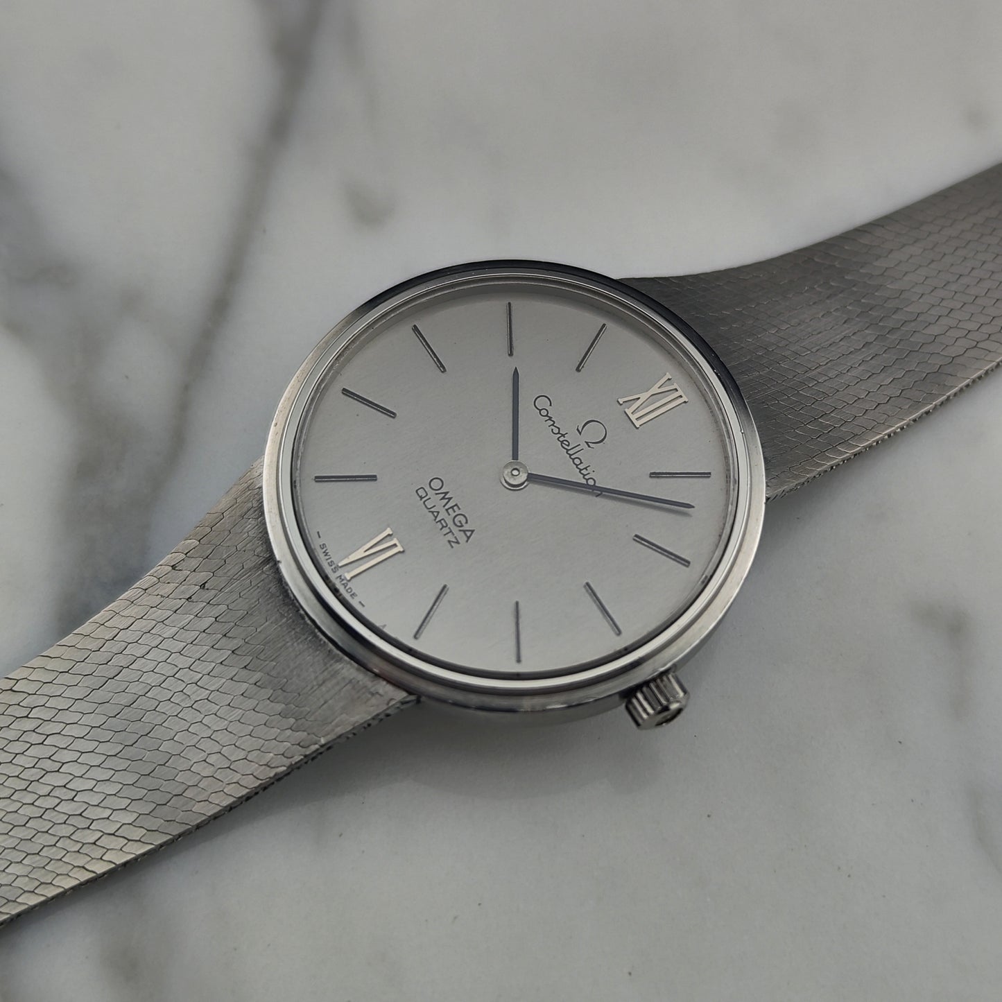 OMEGA Constellation Quartz Silver Rare 1975 [REF. 191.0010]