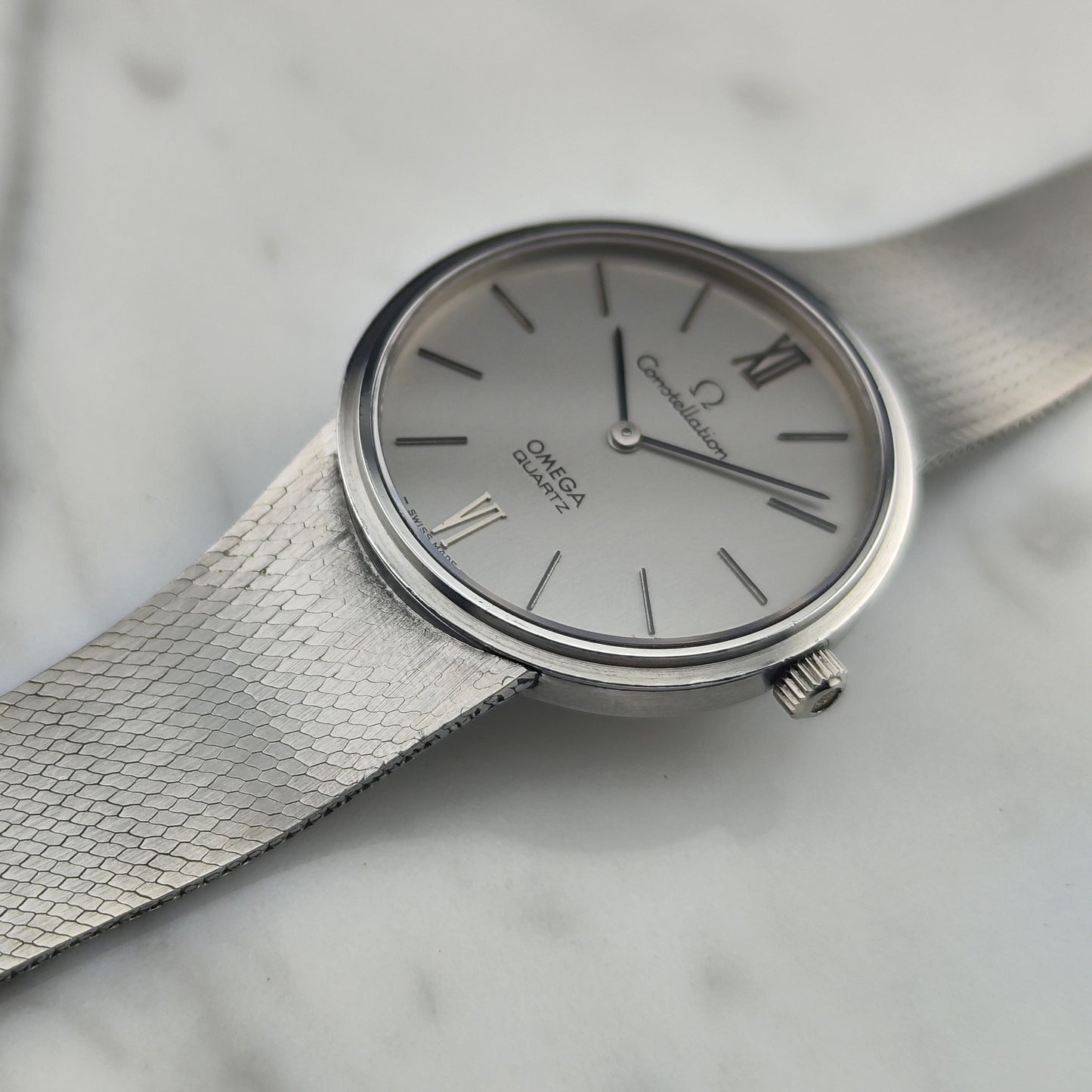 OMEGA Constellation Quartz Silver Rare 1975 [REF. 191.0010]