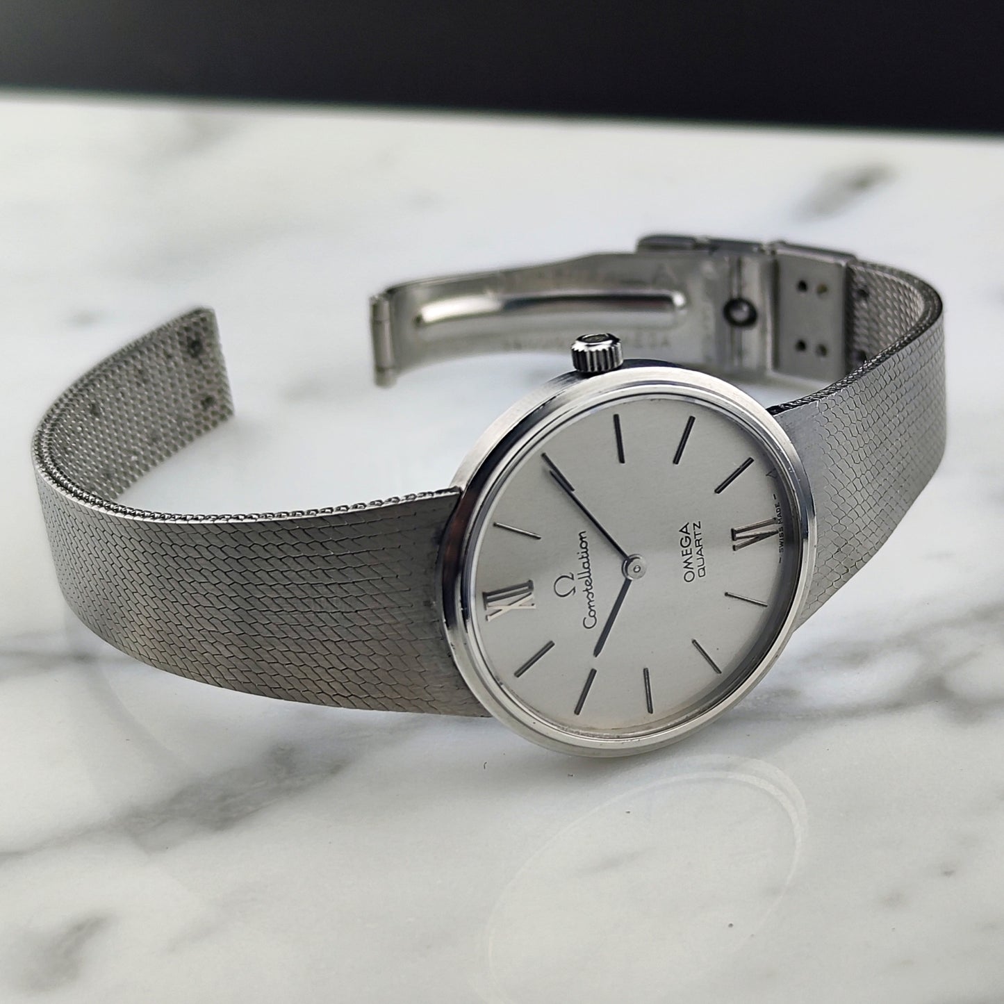 OMEGA Constellation Quartz Silver Rare 1975 [REF. 191.0010]