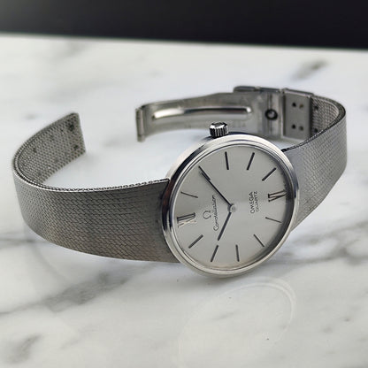 OMEGA Constellation Quartz Silver Rare 1975 [REF. 191.0010]