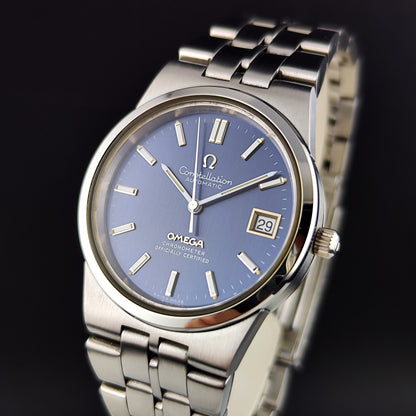 OMEGA Constellation Super Rare Blue Dial 1971 Serviced 08/2026 [REF. 168.0055]