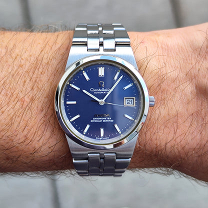 OMEGA Constellation Super Rare Blue Dial 1971 Serviced 08/2026 [REF. 168.0055]