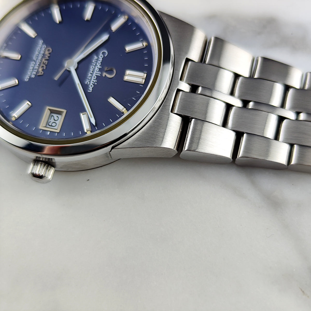 OMEGA Constellation Super Rare Blue Dial 1971 Serviced 08/2026 [REF. 168.0055]