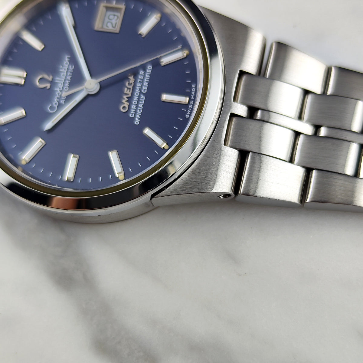 OMEGA Constellation Super Rare Blue Dial 1971 Serviced 08/2026 [REF. 168.0055]