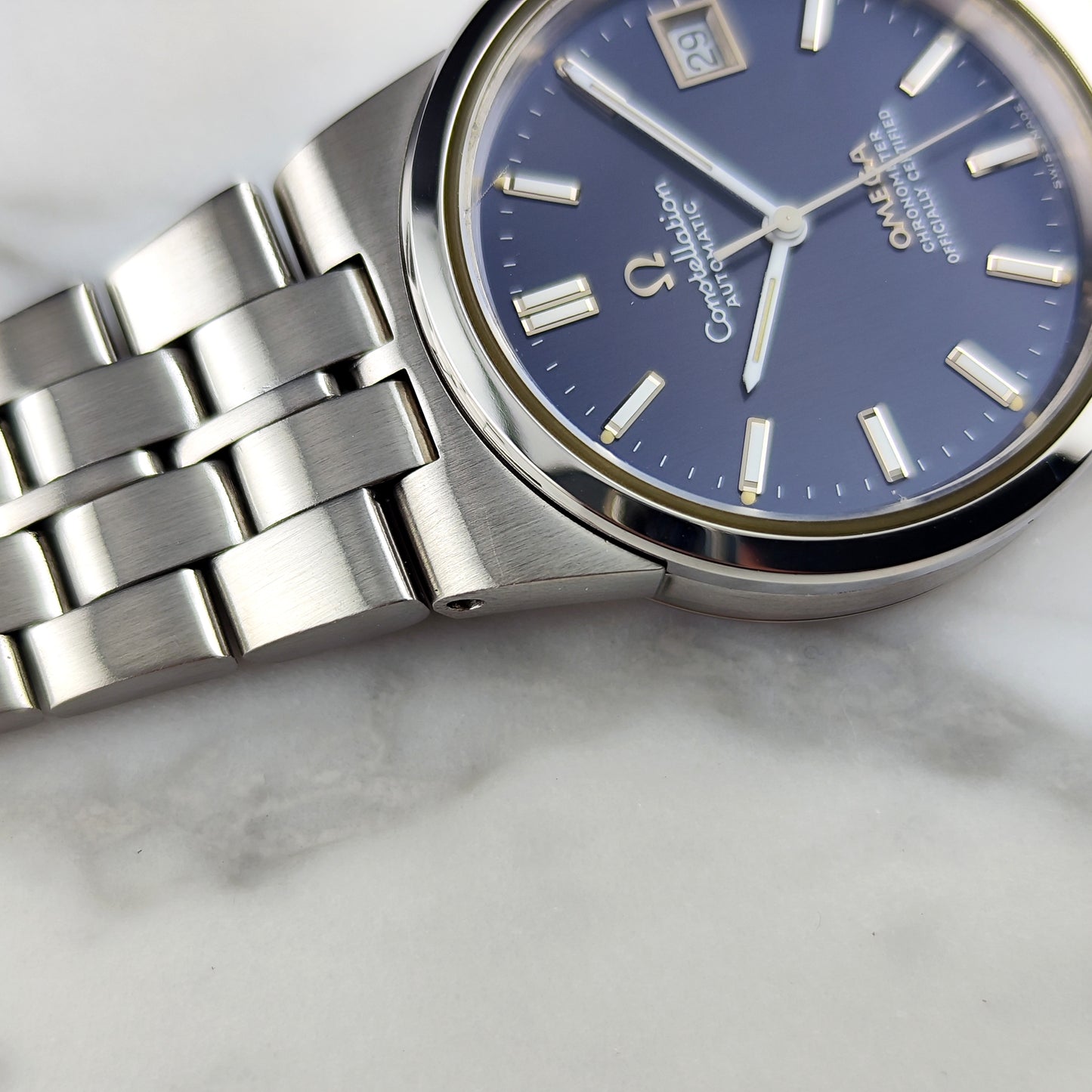 OMEGA Constellation Super Rare Blue Dial 1971 Serviced 08/2026 [REF. 168.0055]