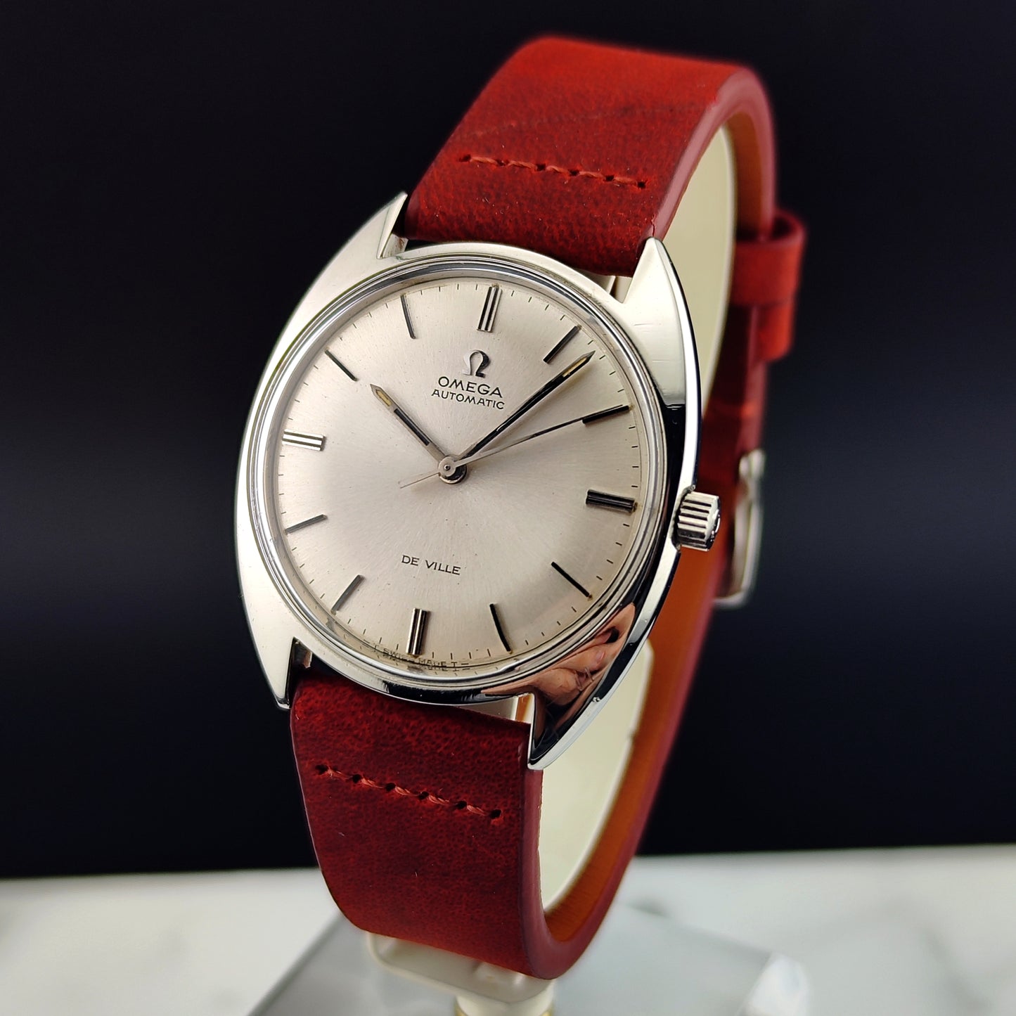 OMEGA De Ville Automatic Rare C-Shape 1968 [REF. 165.029]