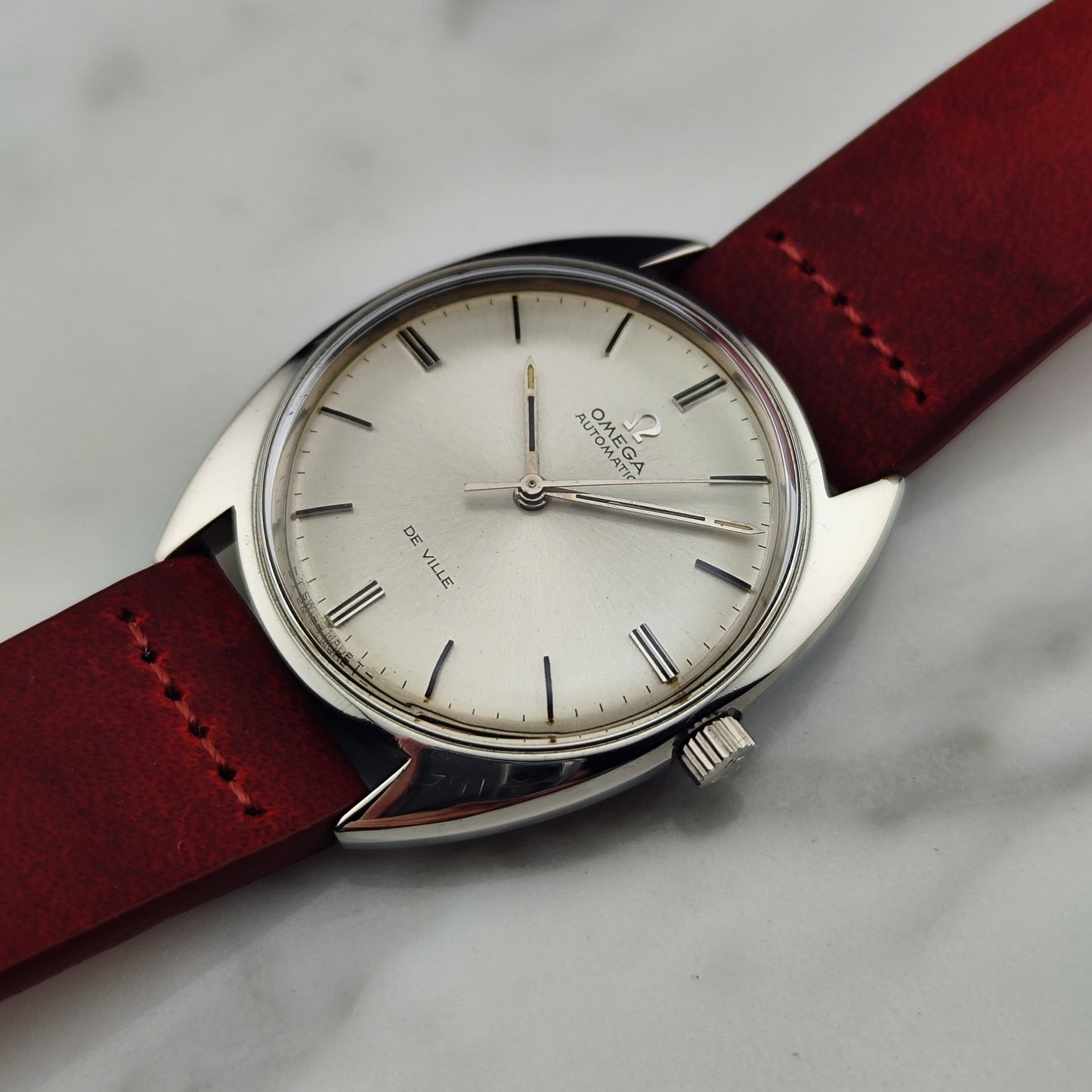 OMEGA De Ville Automatic Rare C-Shape 1968 [REF. 165.029]