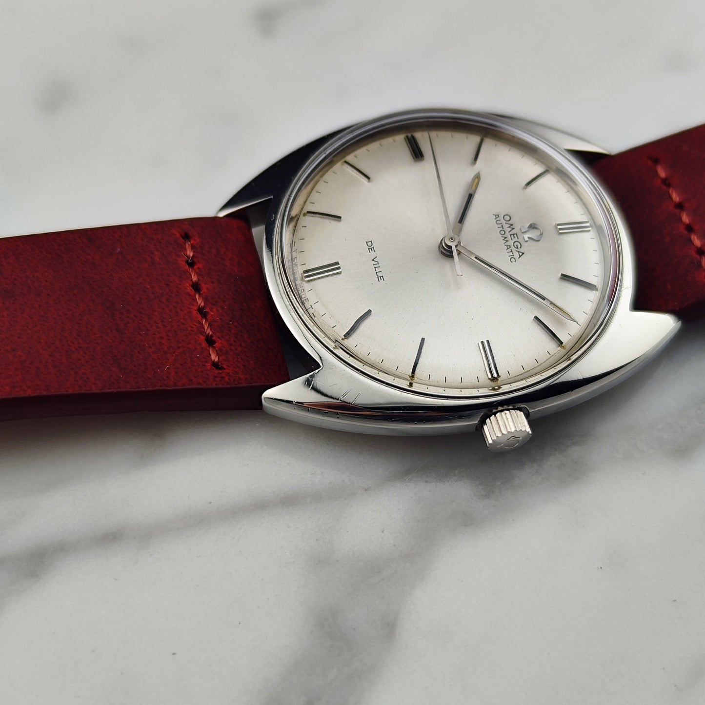 OMEGA De Ville Automatic Rare C-Shape 1968 [REF. 165.029]