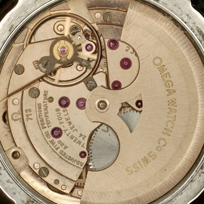 OMEGA De Ville Automatic Rare Tapestry Dial White 1966 [REF. 151.0039]