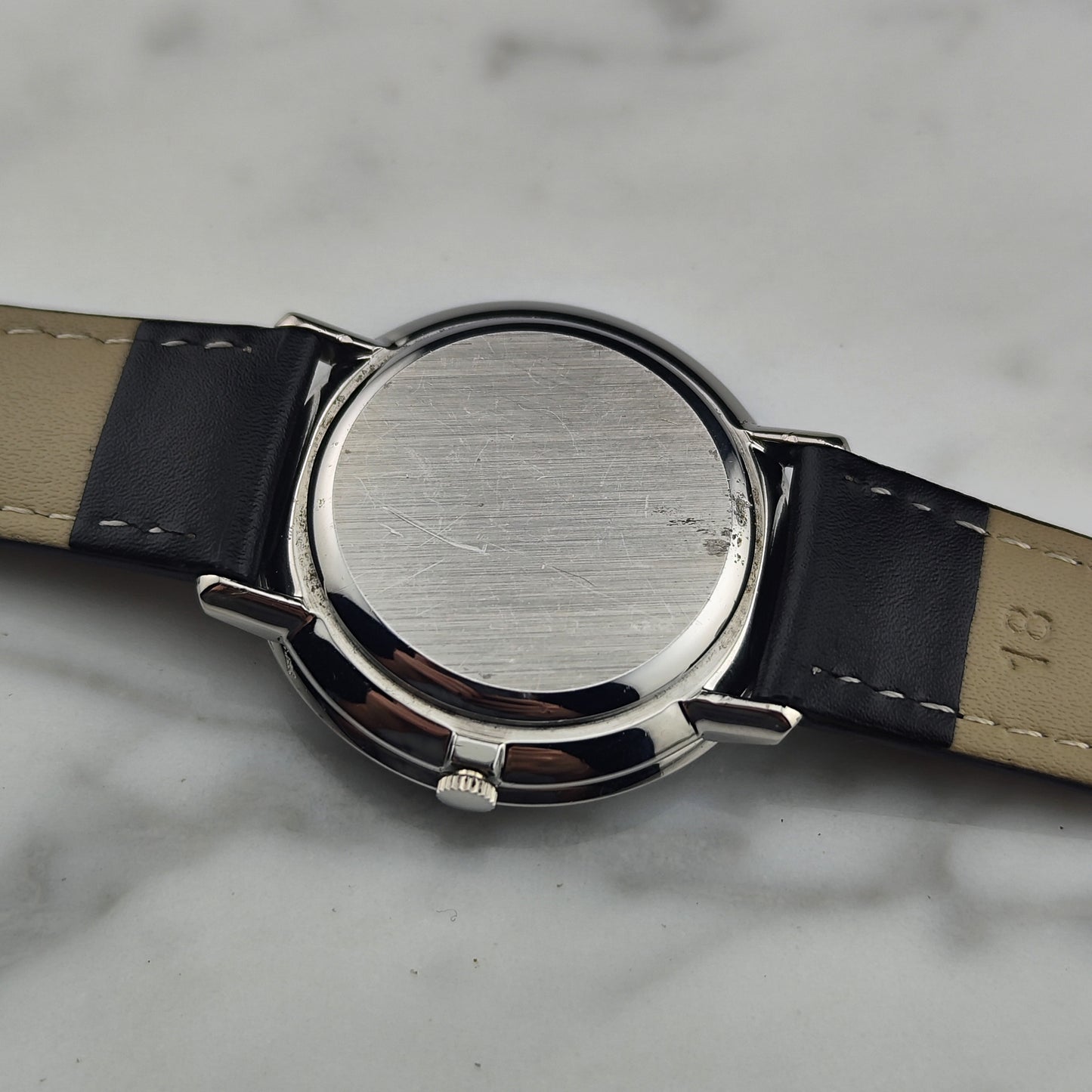 OMEGA De Ville Automatic Rare Tapestry Dial White 1966 [REF. 151.0039]