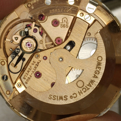 OMEGA De Ville Automatic Gold Dial Date 1970 [REF. 166.033]