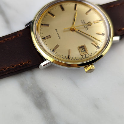 OMEGA De Ville Automatic Gold Dial Date 1970 [REF. 166.033]