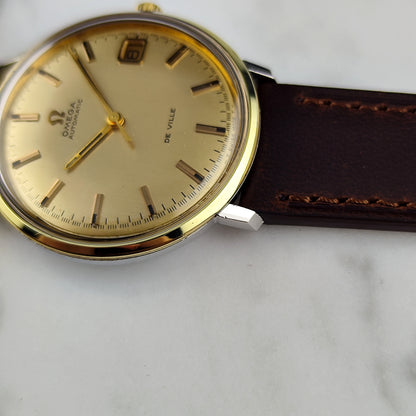 OMEGA De Ville Automatic Gold Dial Date 1970 [REF. 166.033]