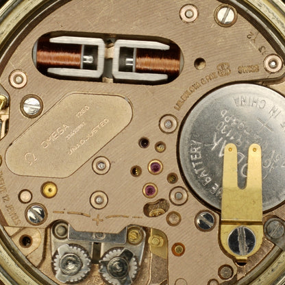 OMEGA De Ville Chronometer Day-Date f300Hz Gold Tapestry Dial 1972 [REF. 198.003]